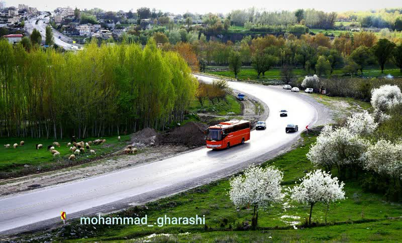 جاده زیبای مشگین شهر-اهر